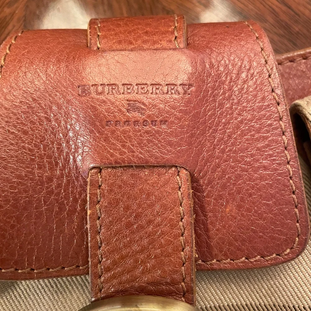 Luxury Authentic Burberry Prorsum Margaret House CindaPockets
